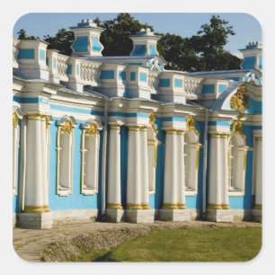 Russland, Puschkin. Teil von Catherine Palace. Quadratischer Aufkleber