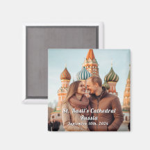 Russland Reisen Custom Foto Souvenir Magnet