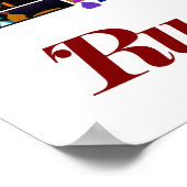 Russland-Reiseposter Poster (Ecke)