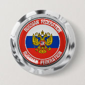 Russland-Runde Button (Vorderseite)