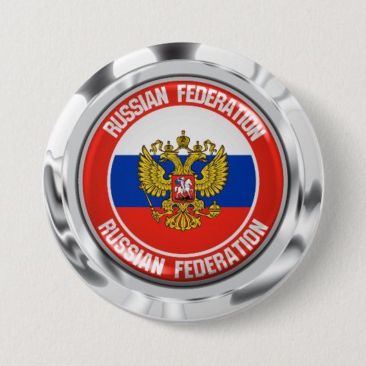 Russland-Runde Button (Vorderseite)