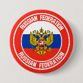 Russland-Runde Button (Vorderseite)