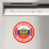 Russland-Runde Magnet (In Situ (Geschirrspüler))