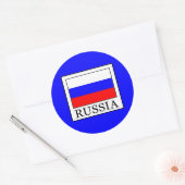 Russland Runder Aufkleber (Umschlag)