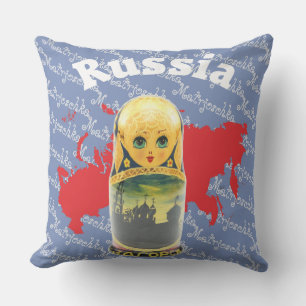 Russland - Russia Babuschka - Matrjoschka Kissen
