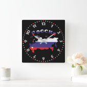 russland - Russia Wanduhr (Zuhause)
