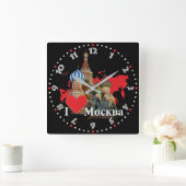 russland - Russia Wanduhr (Zuhause)