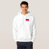 Russland - Russische Flagge Hoodie (Vorne ganz)
