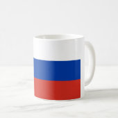 Russland (Russische) Tasse der Flaggen (VorderseiteRechts)