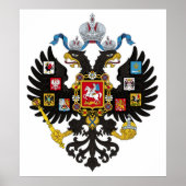 RUSSLAND - Russisches Reich - Wappen Poster (Vorne)