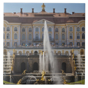 Russland, Sankt Petersburg, Peterhof, Grand Palace Fliese