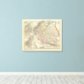 Russland, Schweden, Norwegen 2 Leinwanddruck (Insitu (Holzboden))