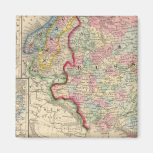 Russland, Schweden, Norwegen Karte von Mitchell Magnet