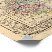 Russland, Schweden, Norwegen - Karte von Mitchell Poster (Ecke)