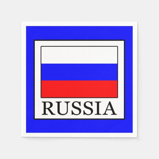 Russland Serviette (Vorderseite)