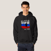 Russland Ski Hoodie (Vorne ganz)