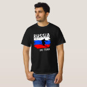 Russland Ski T - Shirt (Vorne ganz)