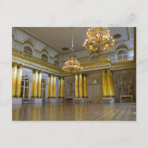 Russland, St. Petersburg, Die Eremitage (auch 4 Postkarte