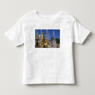 Russland, St. Petersburg, Goldene Statuen in der Kleinkind T-shirt
