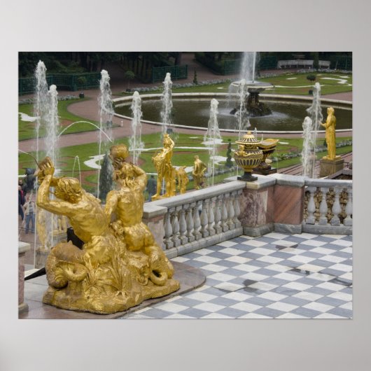 Russland, St. Petersburg, Peterhoff (alias 2 Poster (Vorne)