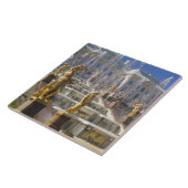 Russland, St. Petersburg, The Great Cascade, Fliese (Seite)