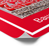 Russland Staat Historienmuseum Znachok Poster (Ecke)