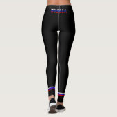 Russland - Streifen-Flagge Leggings (Rückseite)