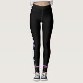 Russland - Streifen-Flagge Leggings (Vorderseite)