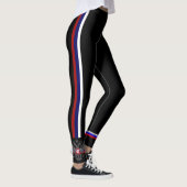 Russland - Streifen-Flagge Leggings (Rechts)