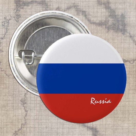 Russland-Taste, patriotische russische Flaggenmode Button