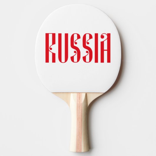 RUSSLAND TISCHTENNIS SCHLÄGER (Vorderseite)