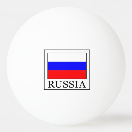 Russland Tischtennisball (Vorderseite)