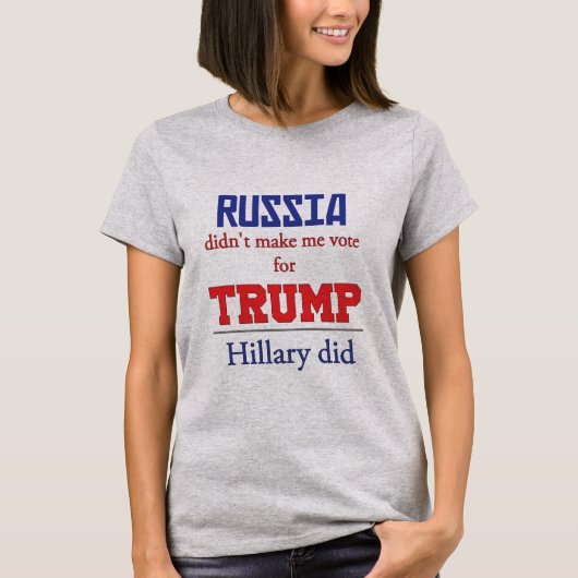 Russland, Trumpf, Hillary T-Shirt (Vorderseite)