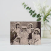 Russland - Tsarina mit OTMA und Königshäusern - En Postkarte (Stehend Vorderseite)