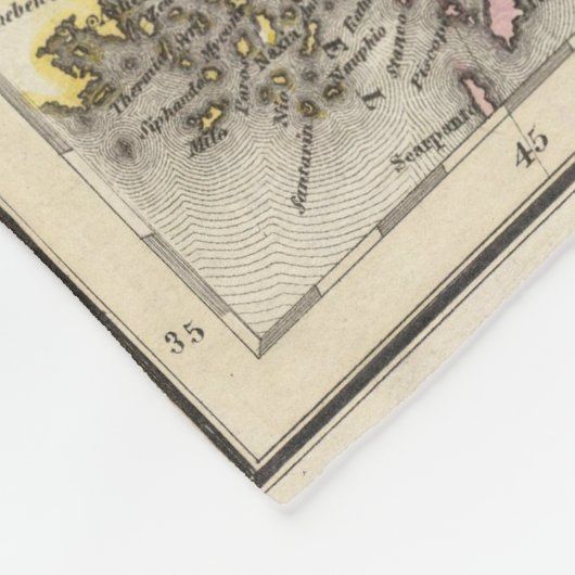 Russland, Ukraine Fleecedecke (Ecke)