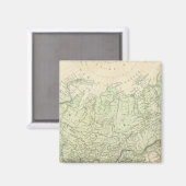 Russland und Asien Magnet (Vorderseite/Rückseite)
