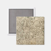 Russland und Asien Magnet (Vorderseite/Rückseite)