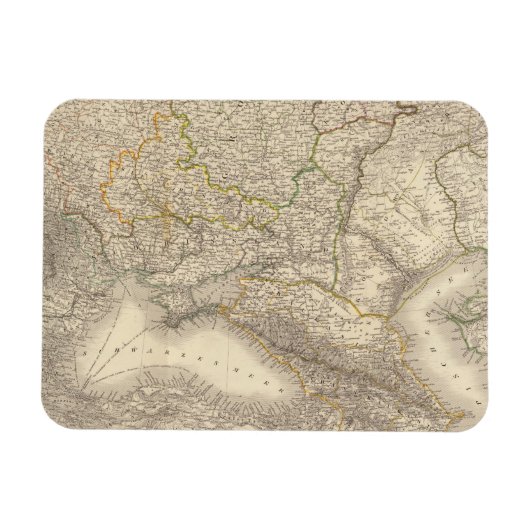 Russland und Europa 3 Magnet (Horizontal)
