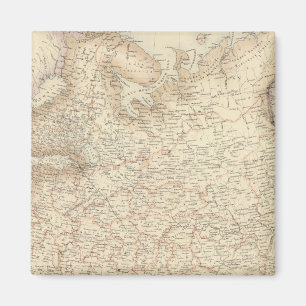 Russland und Europa Magnet