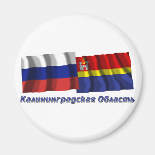 Russland und Kaliningrad Oblast Magnet