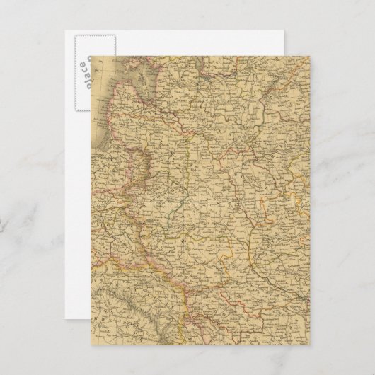 Russland und Polen Postkarte (Vorne/Hinten)