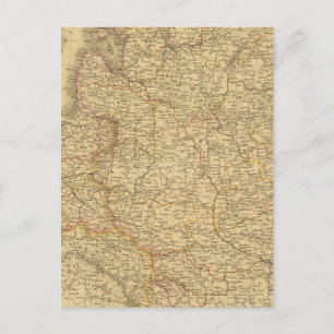 Russland und Polen Postkarte