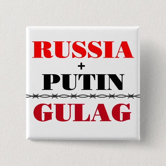 Russland und Putin Button (Vorderseite)