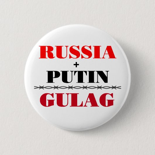 Russland und Putin Button (Vorderseite)