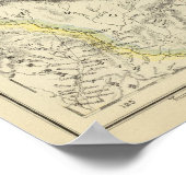 Russland und Sibirien Poster (Ecke)