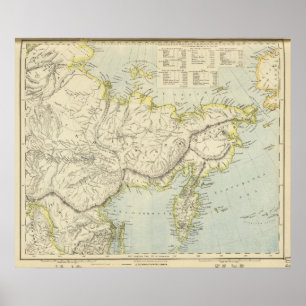 Russland und Sibirien Poster