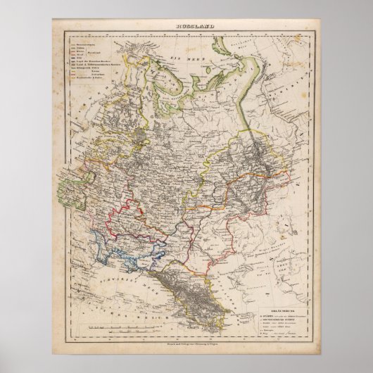 Russland und Ukraine Poster (Vorne)