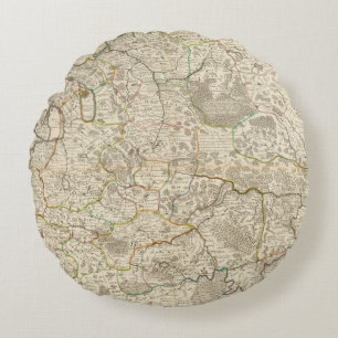 Russland und Urkraine 2 Rundes Kissen