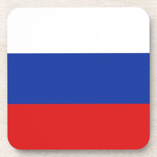 Russland Untersetzer der Flagge (Vorderseite)