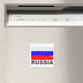 Russland - Vintage Flagge Magnet (In Situ (Geschirrspüler))